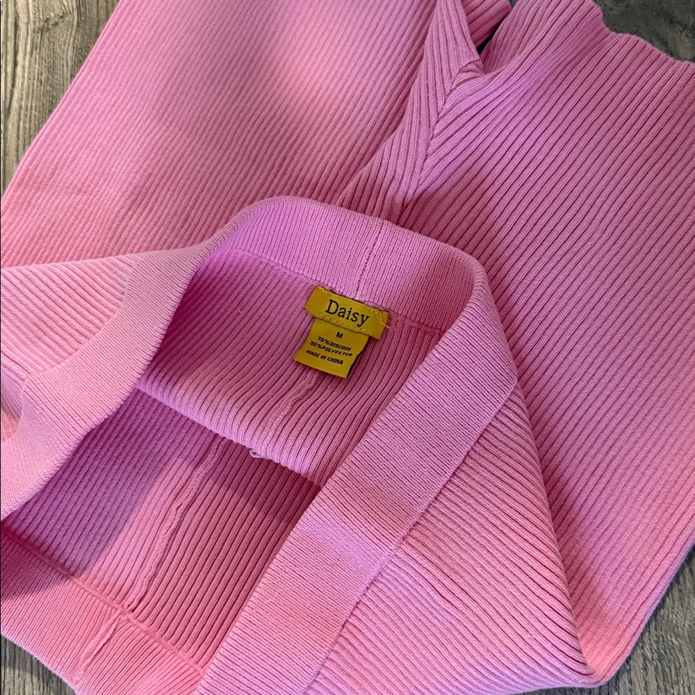 Pink Ribbed set - Picture 9 of 9